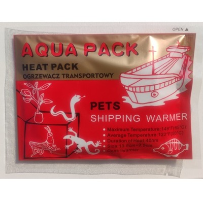 Aqua Heat Pack 40H ogrzewacz wkład transport 1szt