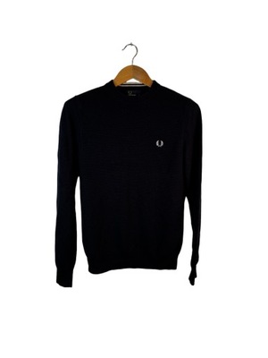 Sweter Fred Perry granatowy z logiem S