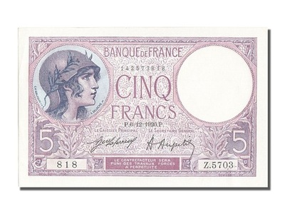 Banknot, Francja, 5 Francs, Violet, 1920, 1920-12-