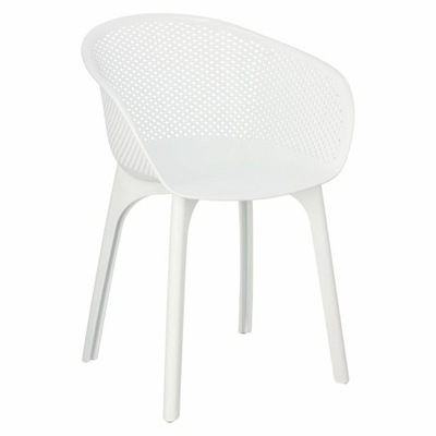 Krzesło Dacun białe – stylowe i wygodne do jadalni