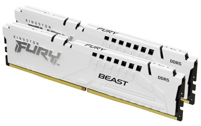 Pamiec DDR5 Kingston Fury Beast 32GB 2x16GB 5600MHz CL36 1,25V White EXPO