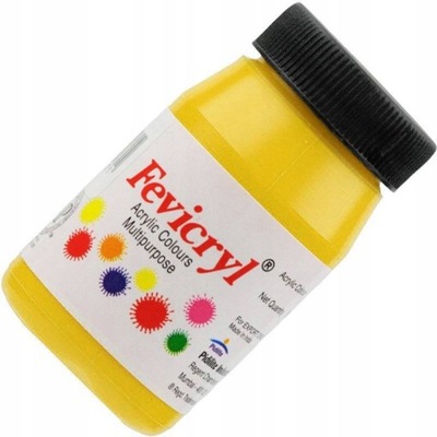 Farba akrylowa Fevicryl 50ml do tkanin Chro.Yellow