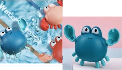 Zabawka do wody, wanny, basenu KRAB niebieski