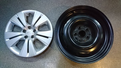 LLANTAS ACERO CON SUBARU LEGACY TAPACUBOS + SENSORES  