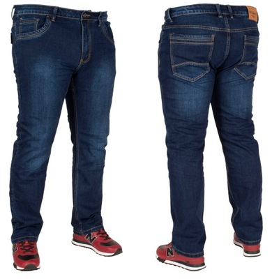 Spodnie męskie jeans W:40 104 CM L:30 granat