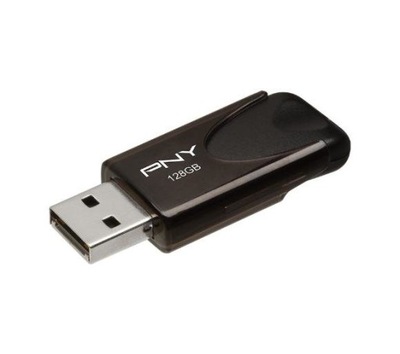 PENDRIVE PNY Attaché 4 USB 2.0 128GB, CZARNY