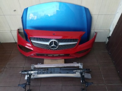 Капот+ бампер+ ремінь+ балка mercedes a klasa 176 рестайлінг  15-18 amg фото №1
