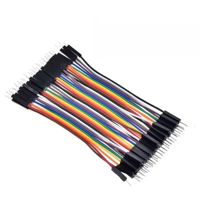 Przewody męsko-męskie 40 szt 10cm kable arduino