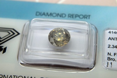 Brylant naturalny 2.34 ct I1 certyfikat IGI