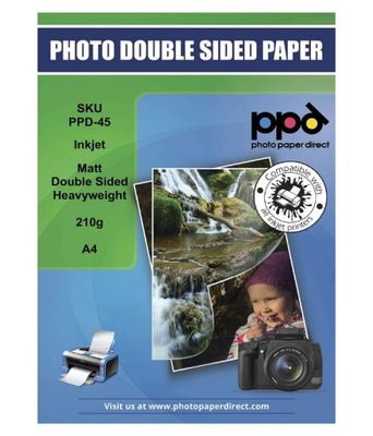 Papier fotograficzny 210g/m2 matowy powlekany 50