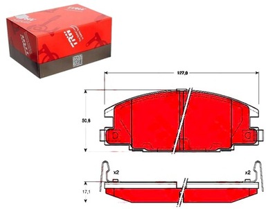Тормозные колодки тормозные opel перед frontera isuzu trw фото №1