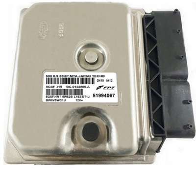 COMPUTADOR ECU FIAT 500 0.9 51994067 8GSF.HR / NUEVO  