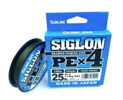 Plecionka Sunline Siglon PE X4 PE1,2 150m JAPAN