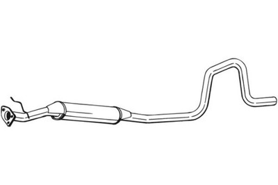 BOSAL SILENCIADOR SISTEMAS DE ESCAPE CENTRAL LAND ROVER FREELANDER I 1.8  