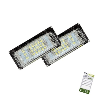 Led ліхтарі освітлення реєстрації do bmw 3 e46 фото №1