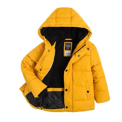 COOL CLUB kurtka zimowa chłopięca 104 żółty