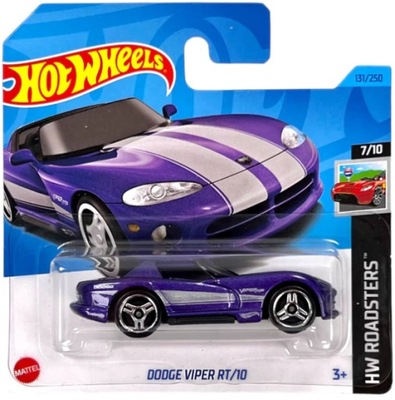 Hot Wheels Dodge Viper RT/10 HW Roadsters 7/10 1:64 fioletowy