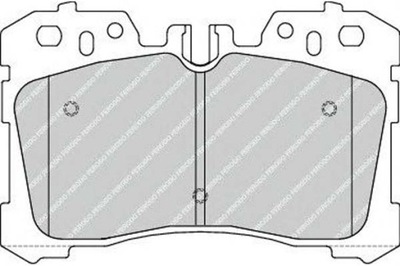 Ferodo тормозные колодки тормозные lexus ls 460 uvf4_. usf4_ фото №1