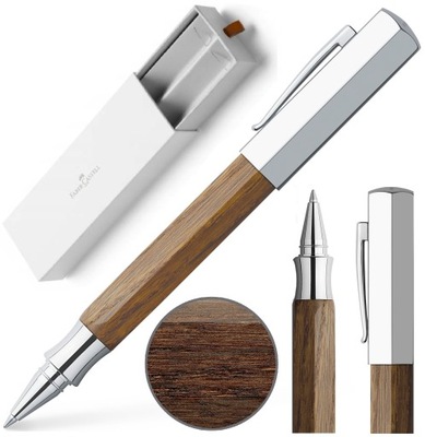 FABER-CASTELL Pióro kulkowe na wkład eleganckie drewno długopis Ondoro Wood