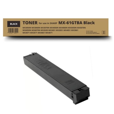 Toner MX-60GTBA MX61GTBA zamiennik Black do Sharp MX-2630N MX2630N