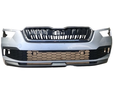 Бампер перед передній решітка радіатора skoda kamiq 2019- фото №1