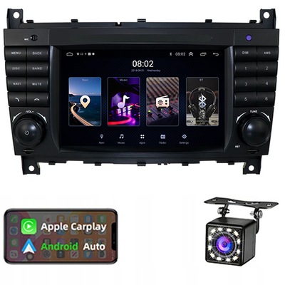 RADIO NAVEGACIÓN GPS MERCEDES CLC W203 C W209 CLK ANDROID 2/64GB CARPLAY  