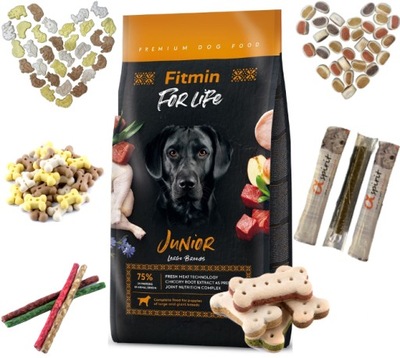 Fitmin for Life Junior Large 15kg warianty