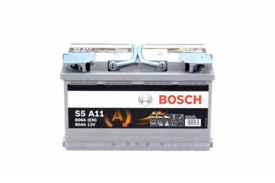 BOSCH BATERÍA BOSCH 12V 80AH 800A START&STOP AGM P + 1 315X175X190  