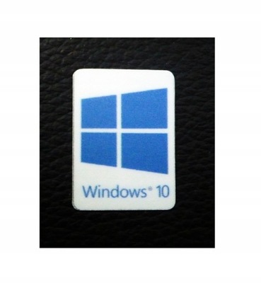 Naklejka Windows 10 Label 16x22 mm 073e