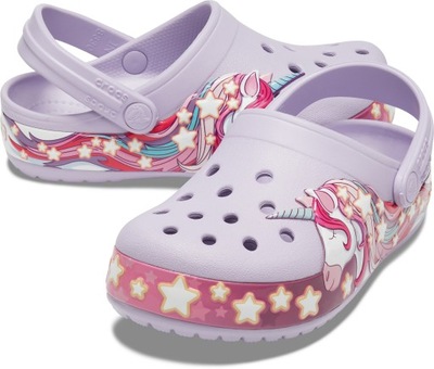 Crocs Crocband 206270 Unicorn Band Clog C8 24-25