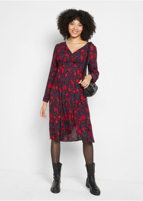 KOPERTOWA SUKIENKA W KWIATY WW BONPRIX 36