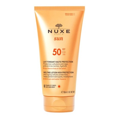 Nuxe Sun Mleczko do opalania twarzy i ciała SPF50 150 ml