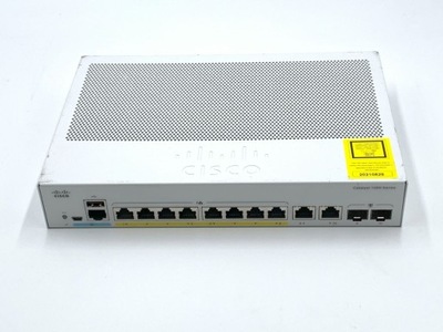 Cisco Catalyst 1000 C1000-8P-E-2G-L 8port GE, POE, Ext PS, 2x1G SFP Switch