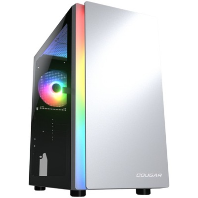 COUGAR Obudowa Purity RGB 1 x ARGB Biała Micro ATX Mini ITX
