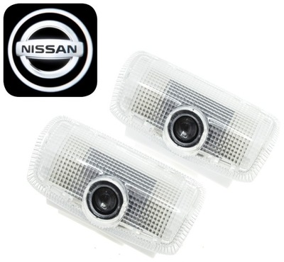 NISSAN DIODO LUMINOSO LED LOGOTIPO PROYECTOR ARMADA PATROL PATHFINDER  