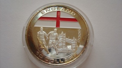 Liberia 10 dolarów, 2005 Mundial 2006 - Anglia