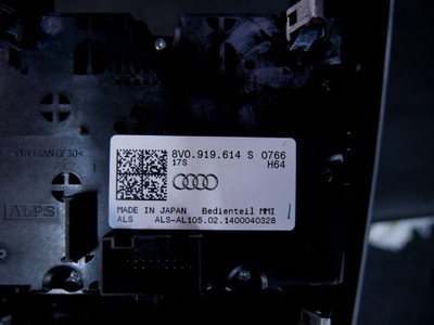 Audi a3 8v lift панель управление mmi 8v0919614s фото №1