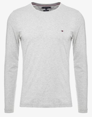 TOMMY Hilfiger _ Szary Męski Longsleeve Premium XL