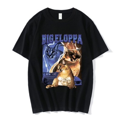 T-SHIRT KOSZULKA Funny Big Floppa nadruk kota