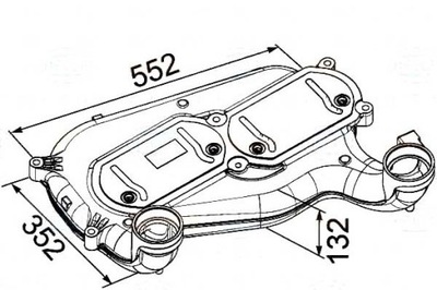 INTERCOOLER RADIATOR AIR CHARGER [BE - milautoparts-fr.ukrlive.com