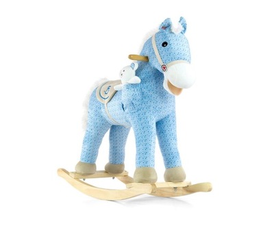 MILLY MALLY Konik na biegukach Pony blue, Koń na biegunach