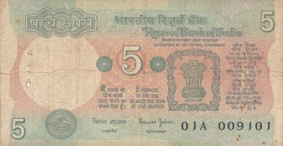 [MB10446] Indie 5 rupii
