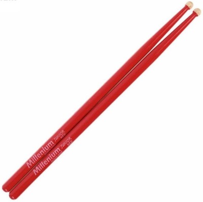 Junior Sticks Hickory Red pałki perkusyjne krótkie, dla dzieci Millenium