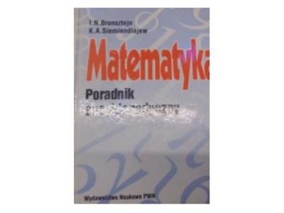 Matematyka Poradnik encyklopedyczny -