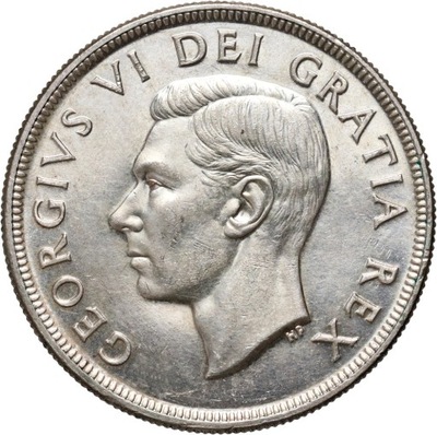 Kanada, Jerzy VI, 1 dolar 1951
