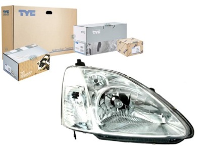 Tyc фара лампа передня honda civic vii hatch фото №1