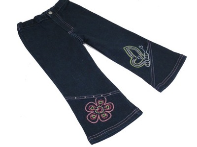 Spodnie jeans haft PLACE r 98