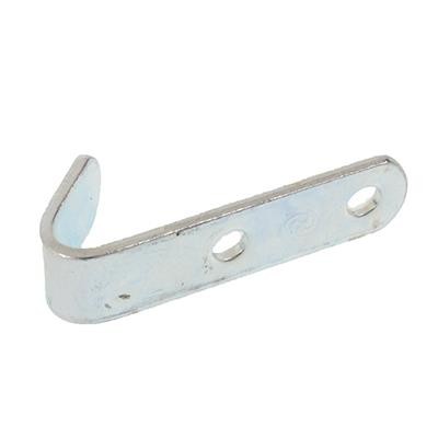 HAK PŁASKI OCYNKOWANY 51X13X2MM ROZSTAW OTWORÓW 20MM, PLANDEKI