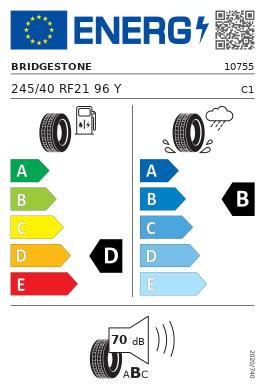 BRIDGESTONE POTENZA S001L 245/40R21 96 Y RUN FLAT 