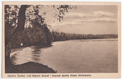 BIAŁORUŚ KRESY JEZIORO ŚWITEŹ